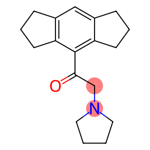 1-[(1,2,3,5,6,7-Hexahydro-s-indacen)-4-yl]-2-(1-pyrrolidinyl)ethanone