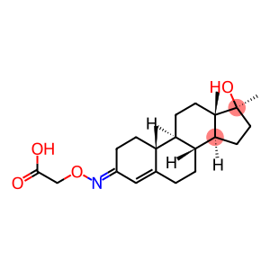 Acetic acid, 2-[[[(17β)-17-hydroxy-17-methylandrost-4-en-3-ylidene]amino]oxy]-