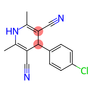 4-(4-CHLOROPHENYL)-2,6-DIMETHYL-1,4-DIHYDRO-3,5-PYRIDINEDICARBONITRILE