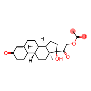 Pregn-4-ene-3,20-dione, 21-(acetyloxy)-17-hydroxy-, (14β)- (9CI)