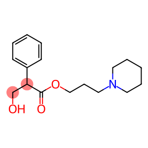 Benzeneacetic acid, α-(hydroxymethyl)-, 3-(1-piperidinyl)propyl ester