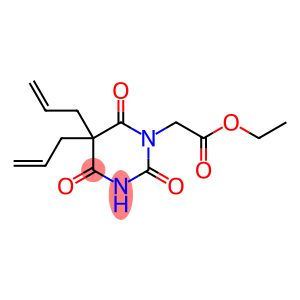 Hexahydro-5,5-diallyl-2,4,6-trioxo-1-pyrimidineacetic acid ethyl ester