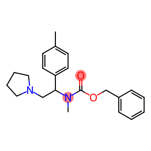 苄基甲基(2-(吡咯烷基-1-基)-1-(对甲苯基)乙基)氨基甲酸酯