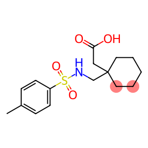 Cyclohexaneacetic acid, 1-[[[(4-methylphenyl)sulfonyl]amino]methyl]-