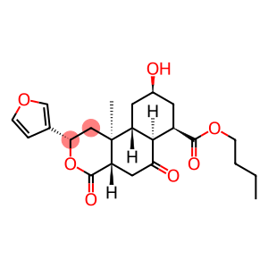 (2S,4aα,6aβ,10aα)-2β-(3-Furyl)dodecahydro-9α-hydroxy-10bβ-methyl-4,6-dioxo-2H-naphtho[2,1-c]pyran-7α-carboxylic acid butyl ester