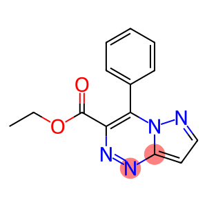 Pyrazolo[5,1-c][1,2,4]triazine-3-carboxylic acid, 4-phenyl-, ethyl ester