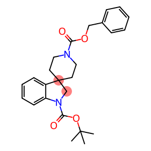 1'-benzyl 1-tert-butyl spiro[indoline-3,4'-piperidine]-1,1'-dicarboxylate