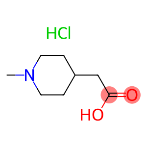 4-piperidineacetic acid, 1-methyl-,hydrochloride