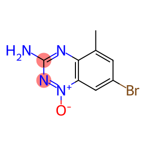 1,2,4-BENZOTRIAZIN-3-AMINE, 7-BROMO-5-METHYL-, 1-OXIDE
