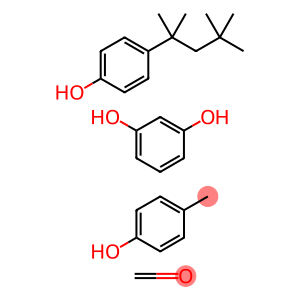 甲醛与1,3-苯二酚、4-甲基苯酚和4-(1,1,3,3-四甲丁基)苯酚的聚合物