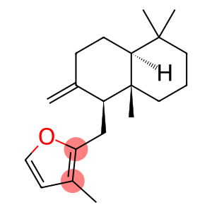 2-[[(1S,4aα)-Decahydro-5,5,8aβ-trimethyl-2-methylenenaphthalen-1β-yl]methyl]-3-methylfuran