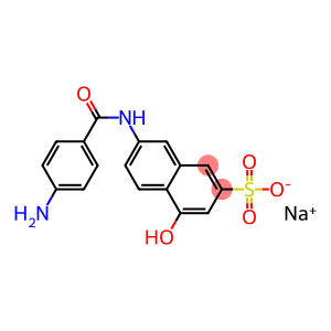 sodium 7-[(4-aminobenzoyl)amino]-4-hydroxynaphthalene-2-sulphonate