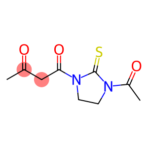 1-Acetyl-3-(1,3-dioxobutyl)-2-imidazolidinethione