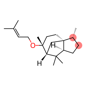 1H-3A,7-Methanoazulene, octahydro-3,6,8,8-tetramethyl-6-((3-methyl-2-butenyl)oxy)-, (3R,3ar,6R,7R,8as)-
