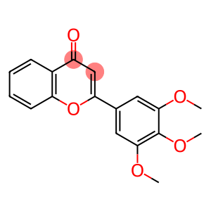 4H-1-Benzopyran-4-one, 2-(3,4,5-trimethoxyphenyl)-