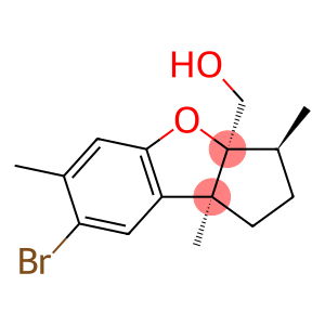 (3S)-7-Bromo-1,2,3,8b-tetrahydro-3,6,8bβ-trimethyl-3aH-cyclopenta[b]benzofuran-3aβ-methanol