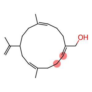 5,11-Dimethyl-8-(1-methylethenyl)-1,5,11-cyclotetradecatriene-1-methanol
