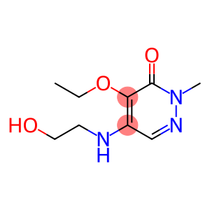 3(2H)-Pyridazinone,4-ethoxy-5-[(2-hydroxyethyl)amino]-2-methyl-(9CI)