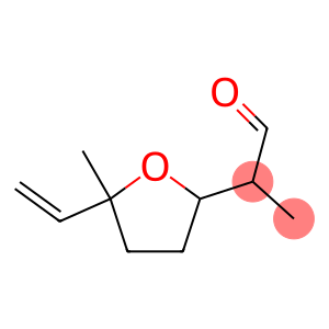 2-(5-ethenyl-5-methyl-oxolan-2-yl)propanal