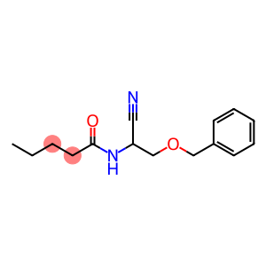 N-[1-Cyano-2-(phenylmethoxy)ethyl]pentanamide