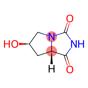 (6R,7aS)-6-hydroxytetrahydro-1H-pyrrolo[1,2-c]imidazole-1,3(2H)-dione