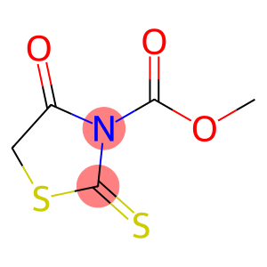 3-Thiazolidinecarboxylic acid, 4-oxo-2-thioxo-, methyl ester