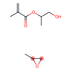2-Propenoic acid, 2-methyl-, monoester with 1,2-propanediol, polymer with methyloxirane