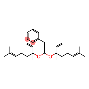 Benzene, (2,2-bis((1-ethenyl-1,5-dimethyl-4-hexen-1-yl)oxy)ethyl)-