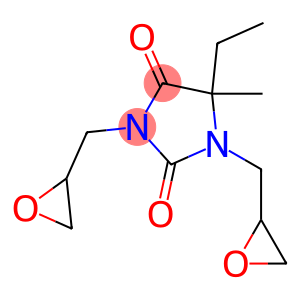 POLY(5-ETHYL-5-METHYL-1,3-BIS(OXIRANYLMETHYL) 2,4-IMIDAZOLIDINEDIONE))