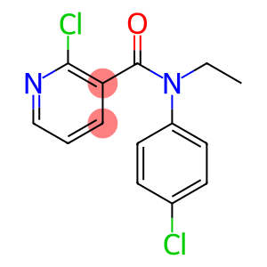 N3-(4-CHLOROPHENYL)-N3-ETHYL-2-CHLORONICOTINAMIDE