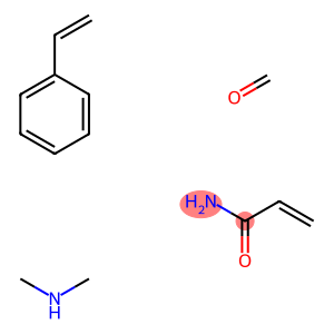 2-Propenamide, polymer with ethenylbenzene, reaction products with formaldehyde, dimethylamine-modified
