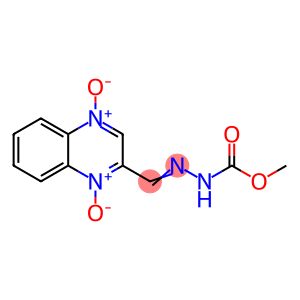 2-(methoxycarbonylhydrazonomethyl)quinoxaline 1,4-dioxide