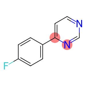 Pyrimidine, 4-(4-fluorophenyl)- (9CI)