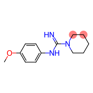 1-Piperidinecarboximidamide, N-(4-methoxyphenyl)-