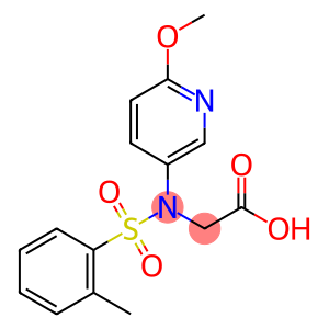 Glycine, N-(6-methoxy-3-pyridinyl)-N-[(2-methylphenyl)sulfonyl]-