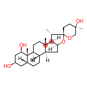 (25R)-5β-Spirostane-1β,3β,25-triol