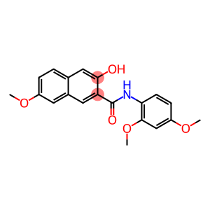 2-Naphthalenecarboxamide, N-(2,4-dimethoxyphenyl)-3-hydroxy-7-methoxy-