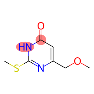 6-(Methoxymethyl)-2-(methylsulphanyl)pyrimidin-4-ol, 4-Hydroxy-6-(methoxymethyl)-2-(methylthio)-1,3-diazine