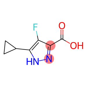 1H-Pyrazole-3-carboxylicacid,5-cyclopropyl-4-fluoro-(9CI)