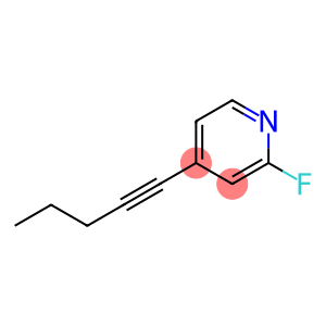 Pyridine, 2-fluoro-4-(1-pentynyl)- (9CI)