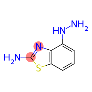 2-Benzothiazolamine, 4-hydrazinyl-
