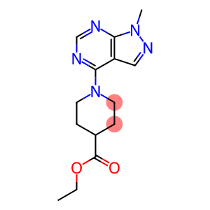 1-(1-甲基-1H-吡唑并[3,4-D]嘧啶-4-基)哌啶-4-羧酸乙酯