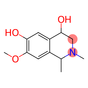 4,6-Isoquinolinediol, 1,2,3,4-tetrahydro-7-methoxy-1,2-dimethyl-