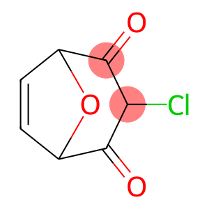 8-Oxabicyclo[3.2.1]oct-6-ene-2,4-dione,  3-chloro-