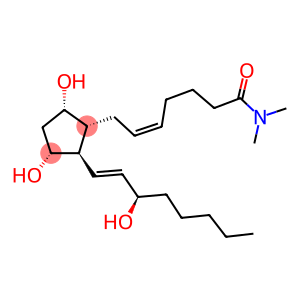 Prostaglandin F2α dimethyl amide