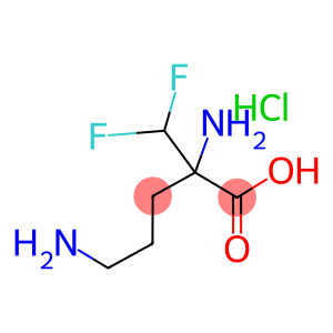 dl-ornithine,2-(difluoromethyl)-,monohydrochloride,hydrate