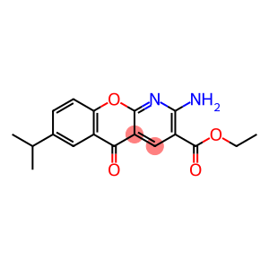 3-Amino-7-isopropyl-9-oxo-4-aza-9H-xanthene-2-carboxylic acid ethyl ester