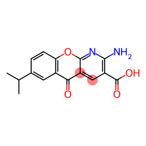 2-Amino-7-(1-methylethyl)-5-oxo-5H-[1]benzopyrano[2,3-b]pyridine-3-carboxylicAcid