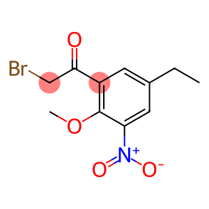 Ethanone, 2-bromo-1-(5-ethyl-2-methoxy-3-nitrophenyl)-