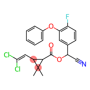 [(R)-cyano-[4-fluoro-3-(phenoxy)phenyl]methyl] (1R,3R)-3-(2,2-dichloroethenyl)-2,2-dimethylcyclopropane-1-carboxylate
